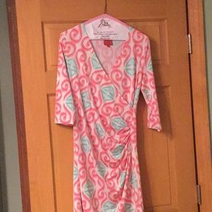 Tracy Negoshian Faux wrap dress